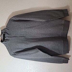 Columbia Hart Mountain II Mens Half Zip Fleece Pullover Shirt Heather Grey SZ S